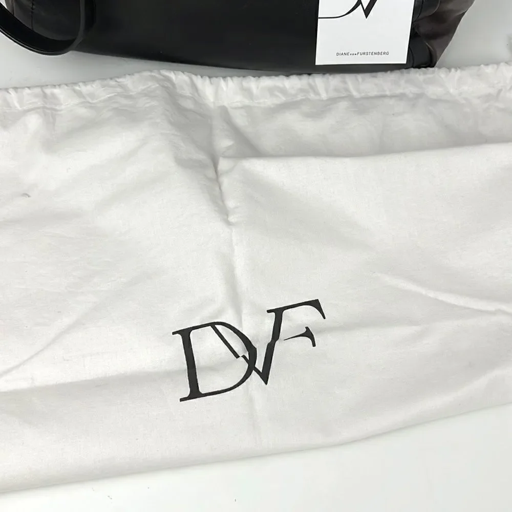 NWT Diane Von Furstenberg 440 Courier
Leopard Calf Leather Hand /Crossbody Bag - Picture 12 of 15